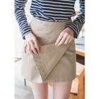 A-line Mini Wrap Skirt