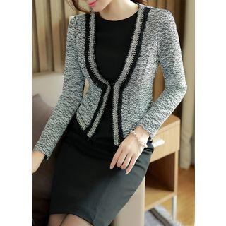 Tasseled Twill Blazer