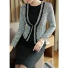 Tasseled Twill Blazer