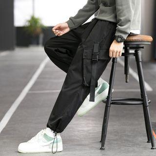 Buckled Cargo Sweatpants