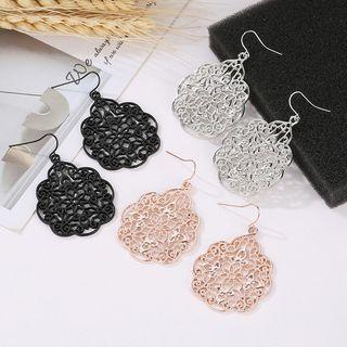 Alloy Cutout Dangle Earring