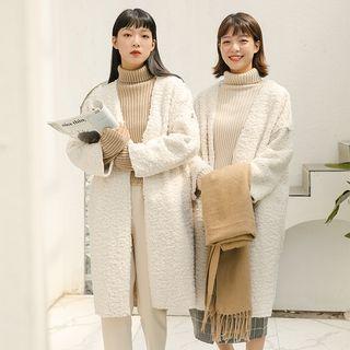 Fleece Coat White - One Size