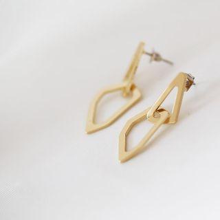 Asymmetric Triangle Dangle Earring