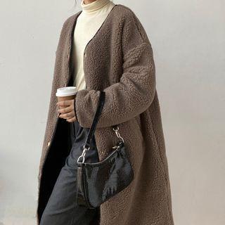 Faux Shearling Reversible Coat