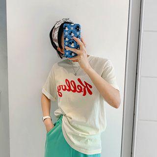 Kelloy Printed Cotton T-shirt