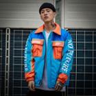 Multi-pocket Colorblock Jacket
