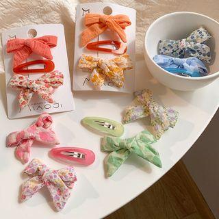 Set Of 3: Bow Hair Clip