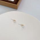 Light Blub Resin Alloy Earring 1 Pair - Stud Earring - S925 Silver Needle - Gold - One Size
