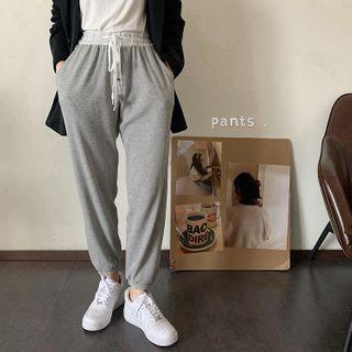 Harem Sweatpants Gray - One Size