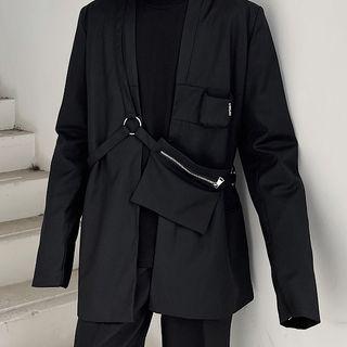 Blazer With Waist Bag