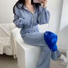 Set: Ribbed Zip Hoodie + Sweatpants