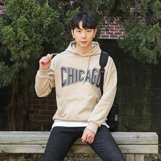 Chicago Printing Loose-fit Hoodie