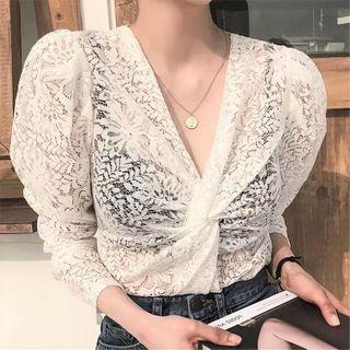 Twisted Lace Blouse