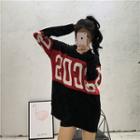Typography Long Sweater