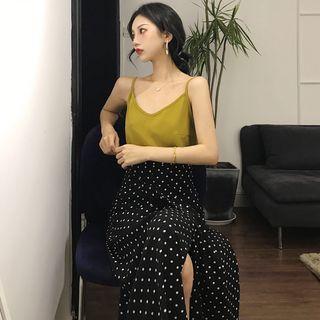 Camisole Top / Polka Dot A-line Skirt