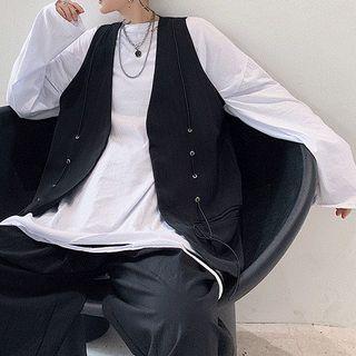 Shoelace-detail Vest