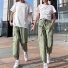 Couple Matching Short-sleeve T-shirt / Cargo Pants