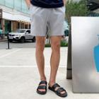Drawstring-waist Sleek Shorts