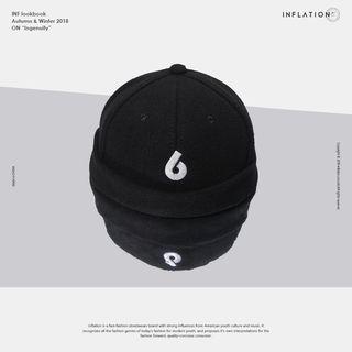 Chinese-style Embroidered Cap Black - One Size