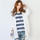 Dolman-sleeve Long Shirt