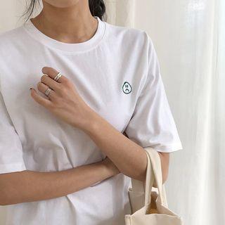 Smiley Short-sleeve Cotton T-shirt