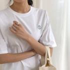 Smiley Short-sleeve Cotton T-shirt