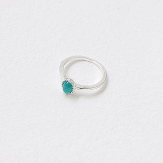 Faux Gem Bezel Ring