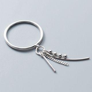 925 Sterling Silver Fringed Ring
