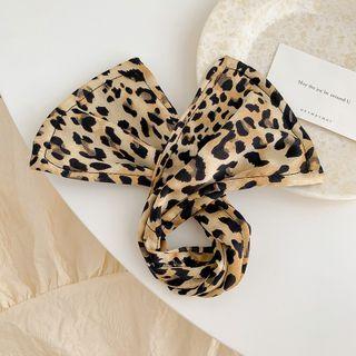 Leopard Print Hair Bun Maker