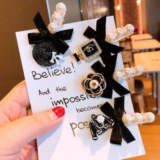Faux Pearl Bow Hair Clip (various Designs)