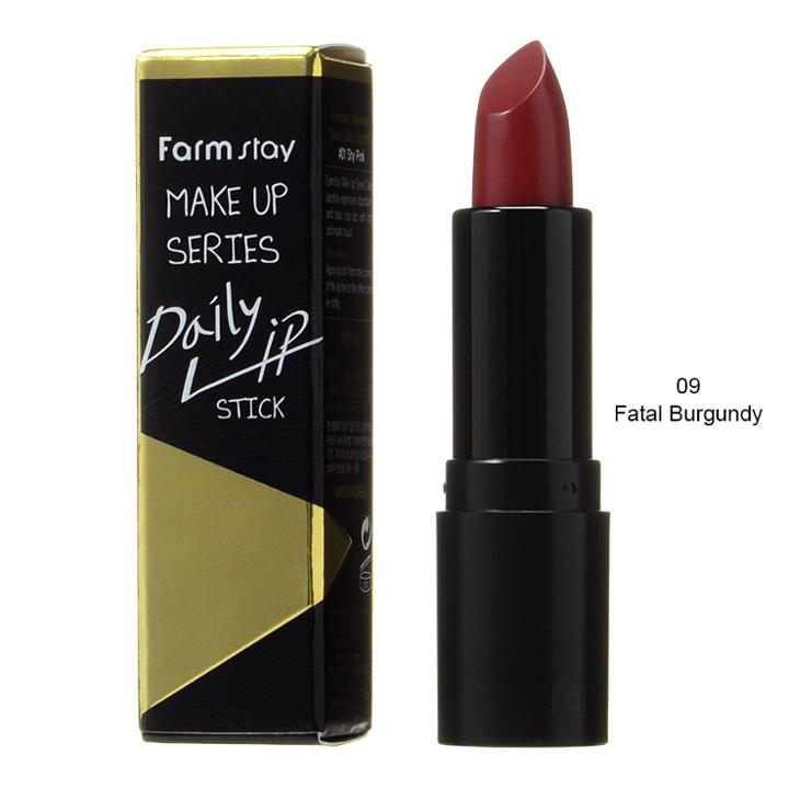 Farm Stay - Make Up Series Daily Lipstick (#09 Fatal Burgundy) 3.4g