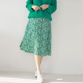 Sway Ditsy Flower Midi Skirt