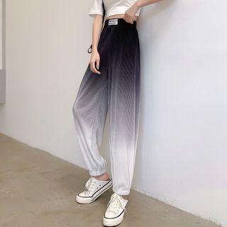 High-waist Gradient Joggers