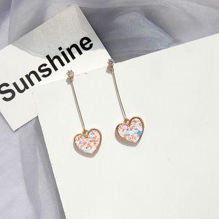Heart Dangle Earring Era041 - 48