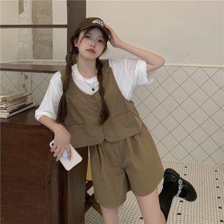 Plain Vest / Shorts / Plain T-shirt