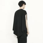Round-neck Cotton Cape