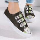 Print Velcro Sneakers