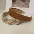 Corduroy / Plaid Headband