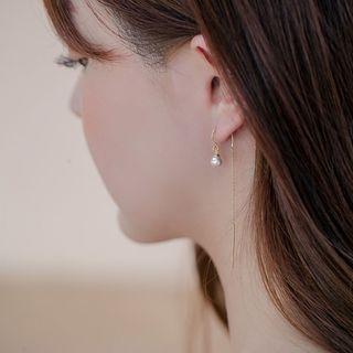 Pearl Threader Earring