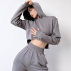 Quick-dry Loose-fit Hooded Sports Top