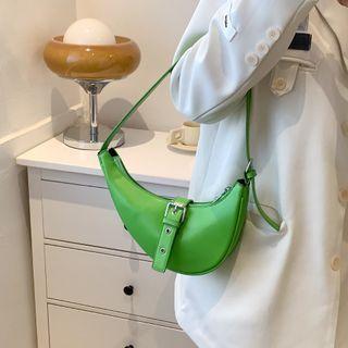 Buckled Hobo Shoulder Bag