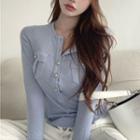 Slim-fit Light Henley
