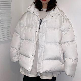 Plain Padded Jacket Coat