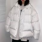 Plain Padded Jacket Coat