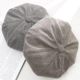 Herringbone Beret Hat
