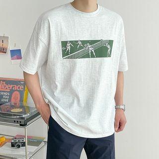 Illustration Print T-shirt