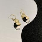 Disc Drop Earring Gold - One Size