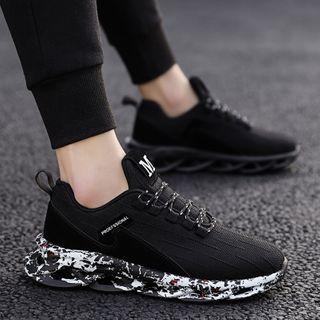 Platform Print Sneakers