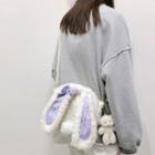 Rabbit Fleece Crossbody Bag (various Designs)