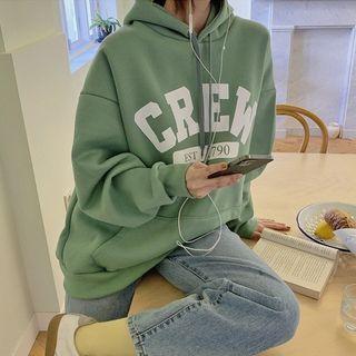 Crew Letter Kangaroo Hoodie
